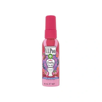 Image of AirWick VIPoo Lemon Idol Fruity Rosy Starlet Toilet Air Freshener Spray 55ml (2 x Pin Up Spray)