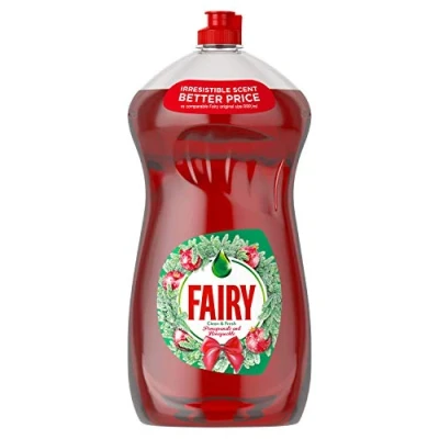 Image of Fairy Clean &amp; Fresh Washing Up Liquid Pomegranate and Honeysuckle, 1410 ml