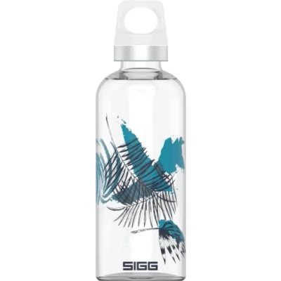 Image of SIGG Star Leaves Water Bottle (0.5 L), Non toxic and Leak proof Flask, Heat resistant BPA Free in the Iconic Shape