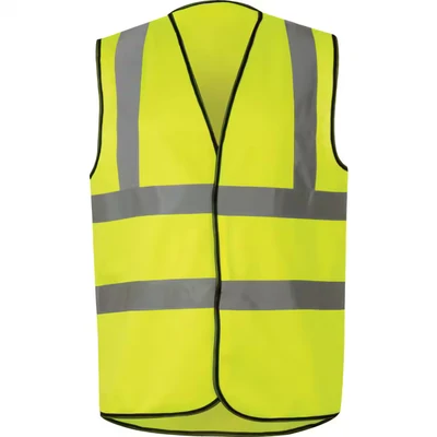 Image of Sitesafe Hi vis Waistcoats 2BB &amp; B (EN20471) Yellow 3XL