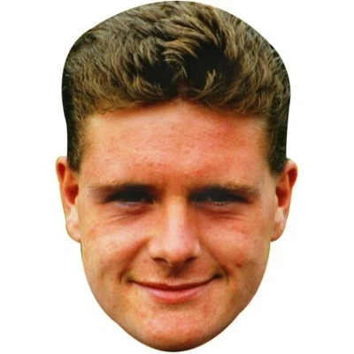 Image of Paul Gascoigne Party Face Fancy Dress (Young) JB Actor Movie Tv Celebrity Cardboard Mask