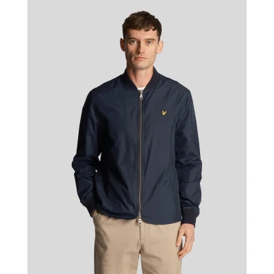 Image of Lyle &amp; Scott Jacket Bomber Jacket, Men&#039;s, Size: XS, Dark navy
