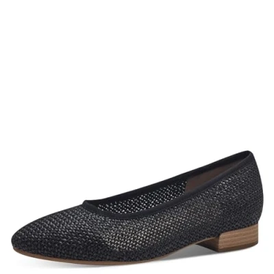 Image of Jana Women&#039;s 8 22172 42 Ballet Flat, Black, 5.5 UK