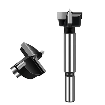 Image of ASNOMY 15mm Forstner Drill Bit, Carbide Tipped Bit for Hard Wood, Wood Drilling Hole Saw Set Woodworking Hinge Cutter Tool Kits Plastic Plywood