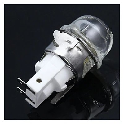 Image of E14 2501 Oven Lamp Holder Head High Temperature of 300 Degrees Cover With 15W Light Bulbs