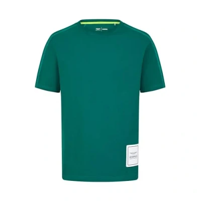 Image of Aston Martin F1 Men&#039;s Logo Tshirt Green Size: Medium