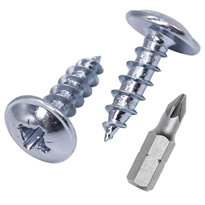 Image of (Pack of 750 pcs) Zinc Plated Steel 3.0 x 10 mm Wood Screws, Metal Modified Truss Head, Self Tapping (750, mm)