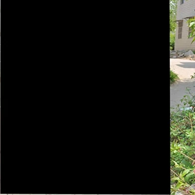 Image of FENTIS Blackout Window Film 100% Light Blocking Privacy Black Static Cling Sticker Darkening Non Adhesive Tint for Bedroom, Day Sleeping and Baby Nursery 44.5x200 cm