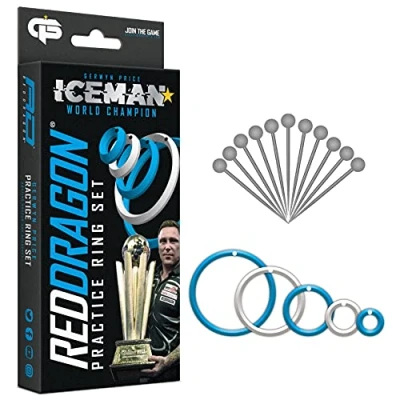 Image of Red Dragon Gerwyn Price Iceman Exclusive and Official Darts Practice Rings