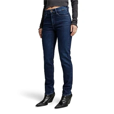Image of G Star Women&#039;s Ace 2.0 Slim Straight Jeans, blue (worn in aster D23638 C052 G115), 27W / 32L