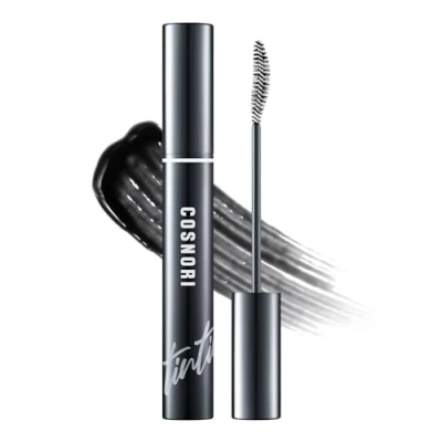 Image of COSNORI Eyelash Tinting Serum 01 Deep Black Boost Eyebrow Growth Enhancer for Longer and Thicker Vegan, Irritation Free Peptides, Hyaluronic Acid, 0.3 fl.oz / 9g (Black)