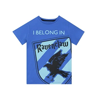Image of Harry Potter Kids T Shirt Ravenclaw Blue 6 7 Years