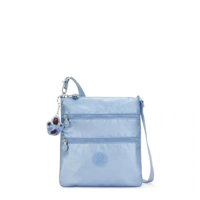 Image of Kipling Women&#039;s Keiko Crossbody, Pebble Blue Met