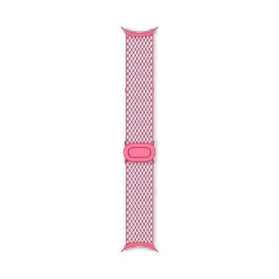 Image of GOOGLE Pixel Watch 3 41 mm Woven Band Peony, Pink