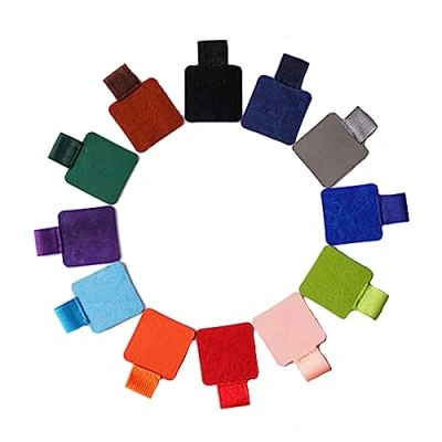 Image of Practical Pen Holder for Journal Notebooks Self Adhesive Leather Loop with Elastic Women Men 5