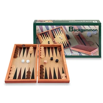 Image of Aquamarine Games SG1019 Backgammon, Nature, 15,5 x 4 28 cm