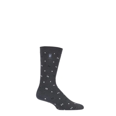 Image of 1 Pair Charcoal Lounge Lite Micro Socks Men&#039;s 6 11 Mens Heat Holders