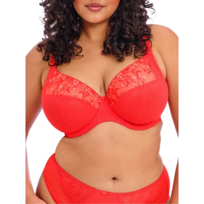 Image of Elomi Women&#039;s Charley Underwire Plunge Bra, Salsa, 32GG US