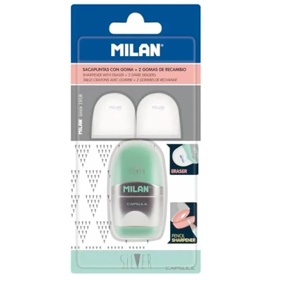 Image of Milan Erasers, White, Small