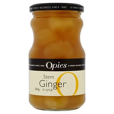 Image of Opies Stem Ginger in Syrup (350g) Pack of 6