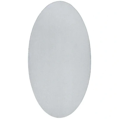 Image of vidaXL Rug &quot;HUARTE&quot; Grey 80x150 cm Oval
