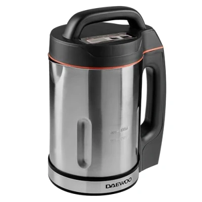 Image of Daewoo Soup Maker, 1.6 litres, 6 Portions Per Blend, Smooth Or Chunky in The Winter, Refreshing Smoothies Summer, User Friendly Settings, Easy Clean, All Year Round Use, Sleek and Stylish