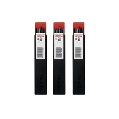 Image of rOtring RG 300 Leads for gravity pencil 2.0 mm 12 pcs x 3 Pack