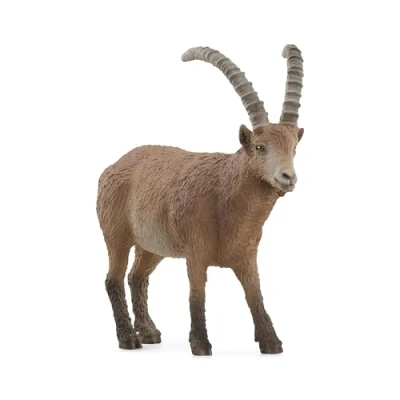 Image of schleich 14873 WILD LIFE Ibex Figurine for ages 3+, Black