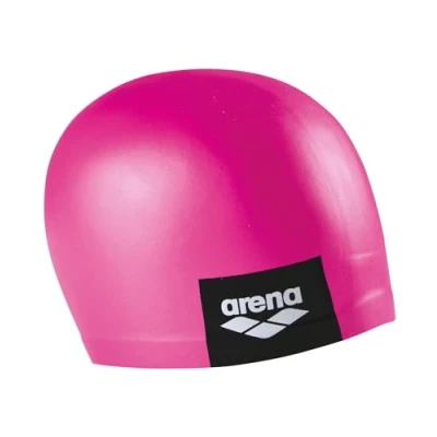 Image of ARENA Pink Logo Shaped Swim Cap