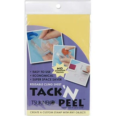 Image of Imagine TP 000 001 Tack N Peel Reusable Cling Sheet, Multi Colour