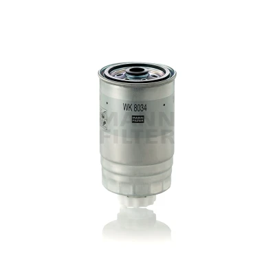 Image of 52126244AA, 52126244AB, 52126244AC, 52129220AA, K05143002AA Fuel Filter MANN WK 8034 Spin on JEEP: WRANGLER 3, DODGE: Nitro Off Road