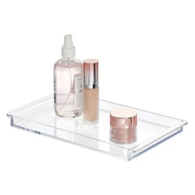 Image of iDesign 38480 Clarity Vanity Tray Clear