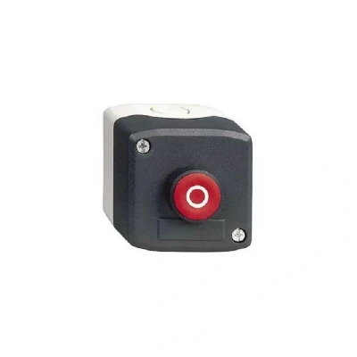 Image of Schneider Electric XALD112, Control Station Red PBNC Flush Mark O