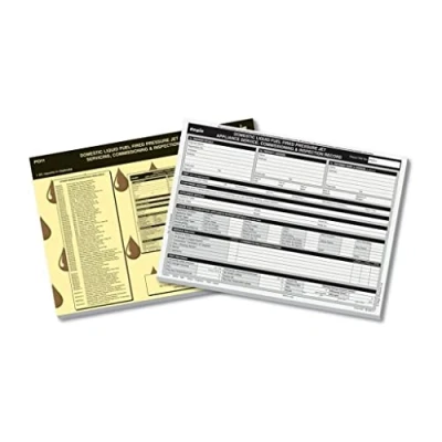 Image of Regin REGPO11 Oil Firing Service &amp; Comm Report Pad