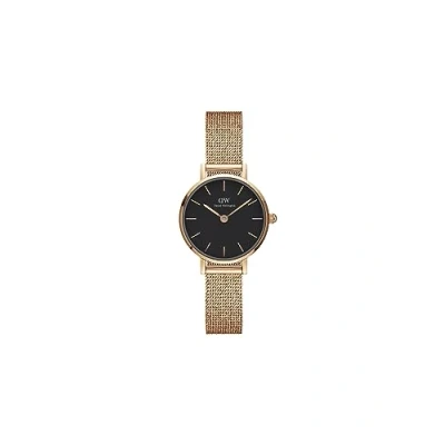 Image of Daniel Wellington Women&#039;s Watch Rose Black DW00100440 Steel Pressed Melrose