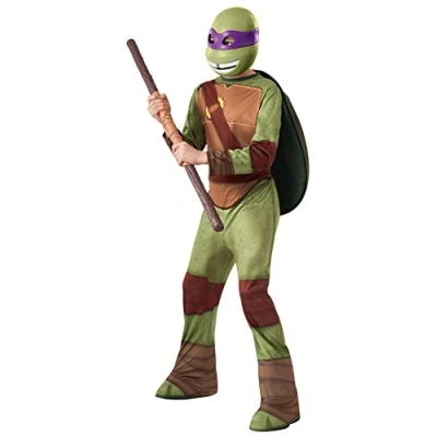Image of Childs Teenage Mutant Ninja Turtles Donatello Costume Party Outfit Character (8 10 years)