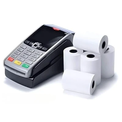 Image of 20 Rolls of 57 x 40 mm Thermal PDQ Receipt Paper Till Rolls, for Ingenico Verifone Barclays Barclaycard Streamline Move Sagem Spire Pax Worldpay Credit Card Machine terminals, iCT200, iCT250, IWL220