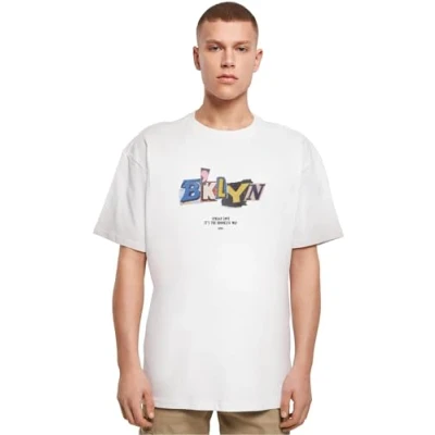 Image of Upscale by Mister Tee Brklyn Print Tshirt, Men&#039;s, Size: 3XL, White