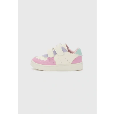 Image of Geox B Eclyper GIRL Trainers for kids, Size: 4.5K, White/pink shoes