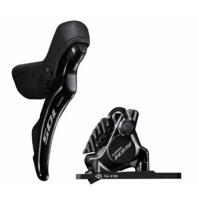 Image of Shimano ST R7120 105 Hydraulic Disc STI Set Flat Mount Calliper