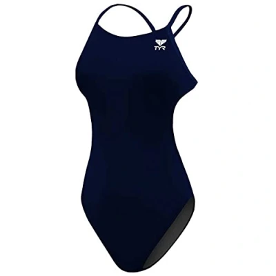 Image of TYR Women&#039;s Standard Durafast One Cutoufit Swimsuit Navy