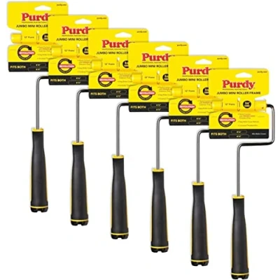 Image of Purdy 14A770014 Jumbo Mini Roller Cover Frame, 12 x 3/4 In. Quantity 6