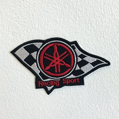 Image of Racing Sport Yamaha Motorsports Badge Iron Sew on Embroidered Patch