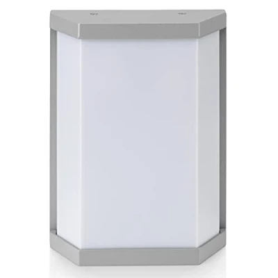 Image of Auraglow Ultra Modern LED Twin Lamp Garden Outdoor Wall Light Fitting Only
