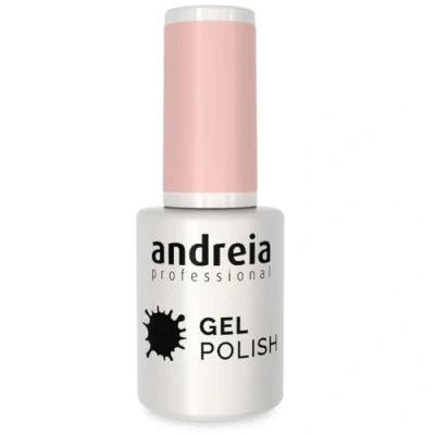 Image of Andreia Semi Permanent Nail Gel Polish for UV/LED Lamp Intense Shine and 4 weeks Lasting French Manicure Varnish Colour 209 Translucent Pink Shades of Soft Red 10.5 ml