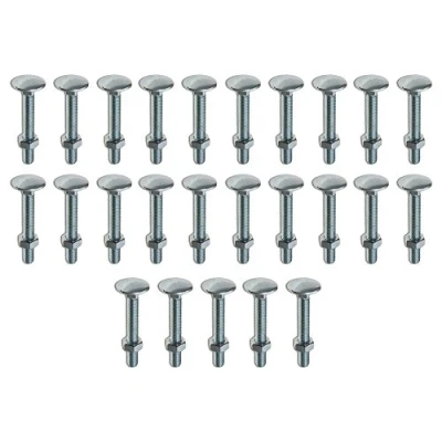 Image of M12 x 110mm Cup Square Bolt &amp; Hex Nut 25 Pack