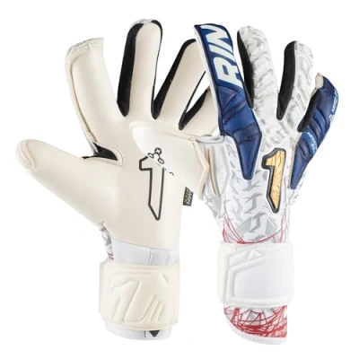 Image of Rinat Goalkeeper Gloves Egotiko Avenger Pro Adult White Size 9