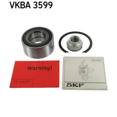 Image of 328012, 95511624 Wheel bearing kit SKF VKBA 3599 with integrated ABS sensor 82,5mm FIAT: Doblo II Box Body / Estate, BRAVO 2