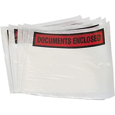 Image of SALTECH 10 x A6 Printed Document Enclosed Wallets. Pack of 10. (Approx 110mm 152mm), Waterproof Self Sealing Packing Envelopes. Postage Pouches for Securing Important Documents.