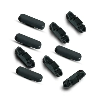 Image of Glazing Supplies Direct 50 x UPVC Drainage Caps Durable Weep Hole Covers, Replacement Drain for double glazed doors and windows, Made in UK from Hardwearing Materials ASA (Anthracite)